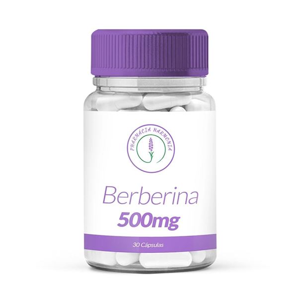 Berberina 500mg 30 Cápsulas