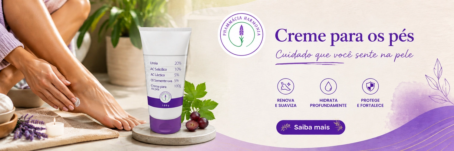 Creme para os pés